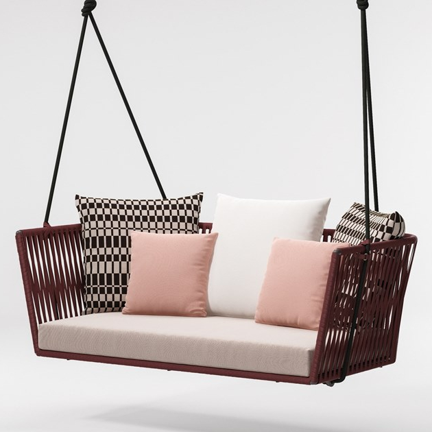 Kids Outdoor Hammock - ชุดชิงช้าเด็กแบบแขวนสำหรับสวนกลางแจ้งและในร่ม พร้อมเก้าอี้แขวนแบบเปลญวนเชือกคู่สำหรับเด็ก