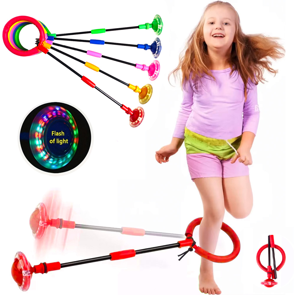 Kids Outdoor Dome - แฟลชกระโดดเชือกลูกบอลเด็กหนึ่งเท้าสนุกกลางแจ้งกีฬาเด็กกระโดด FORCE Reaction การฝึกอบรม Swing Ball