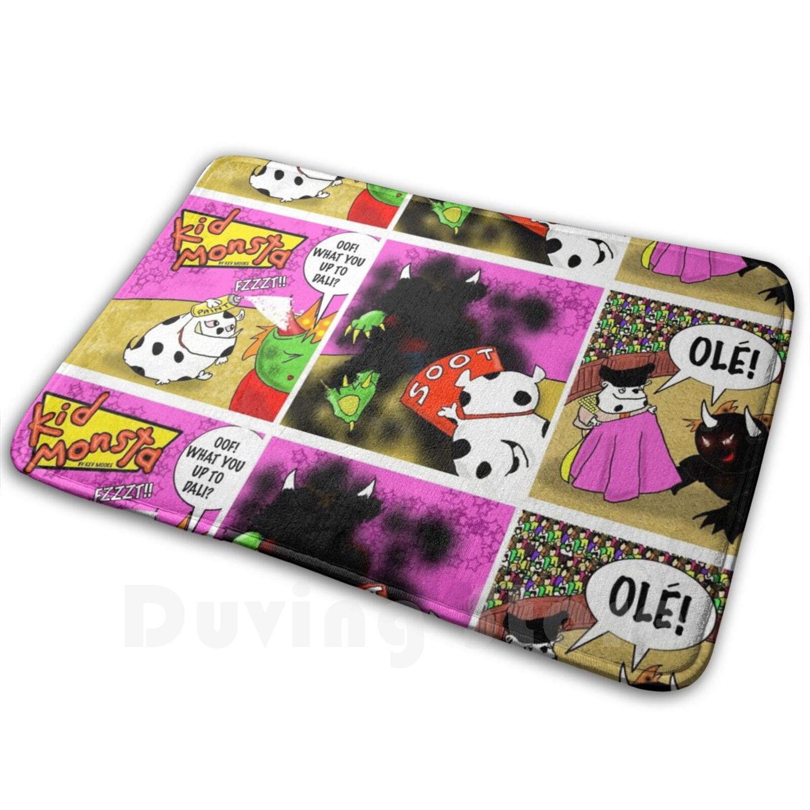 Kids Outdoor Floor Cushions - คิดส์ มอนสตา ไตรป์ติช 10 พรมพรมเบาะนุ่มการ์ตูนการ์ตูนอารมณ์ขันการต่อสู้วัวกระทิง โทโร