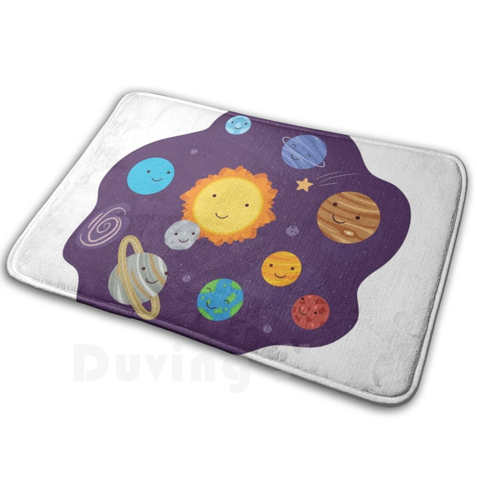 Kids Outdoor Floor Cushions - ระบบสุริยะและดาวเคราะห์ ดาวที่น่ารัก ของขวัญน่ารักสำหรับเด็ก พรม เสื่อ พรม
