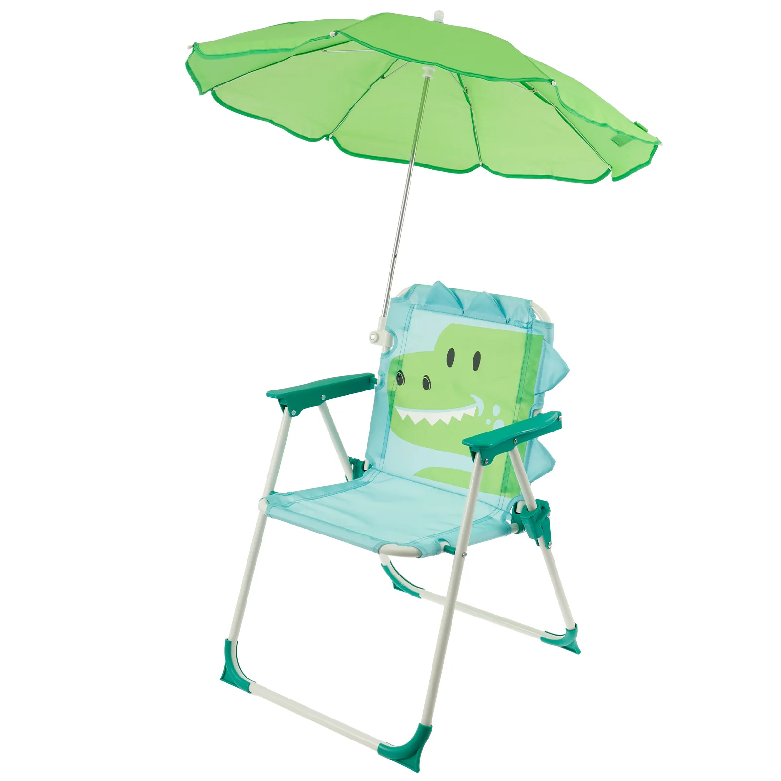 Kids Outdoor Umbrella Chair - เก้าอี้ชายหาดพับได้สำหรับเด็ก พร้อมร่มกันแดด น้ำหนักเบา เหมาะสำหรับการเดินทาง ปิกนิก ตั้งแคมป์