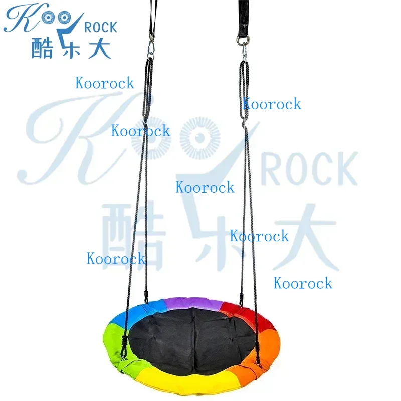 Kids Outdoor Hammock - เปลญวนรูปทรงรังนกหลากสีสำหรับเด็กและผู้ปกครอง ทำจากผ้าเทสลิน รูปทรงผีเสื้อ สำหรับกิจกรรมกลางแจ้ง