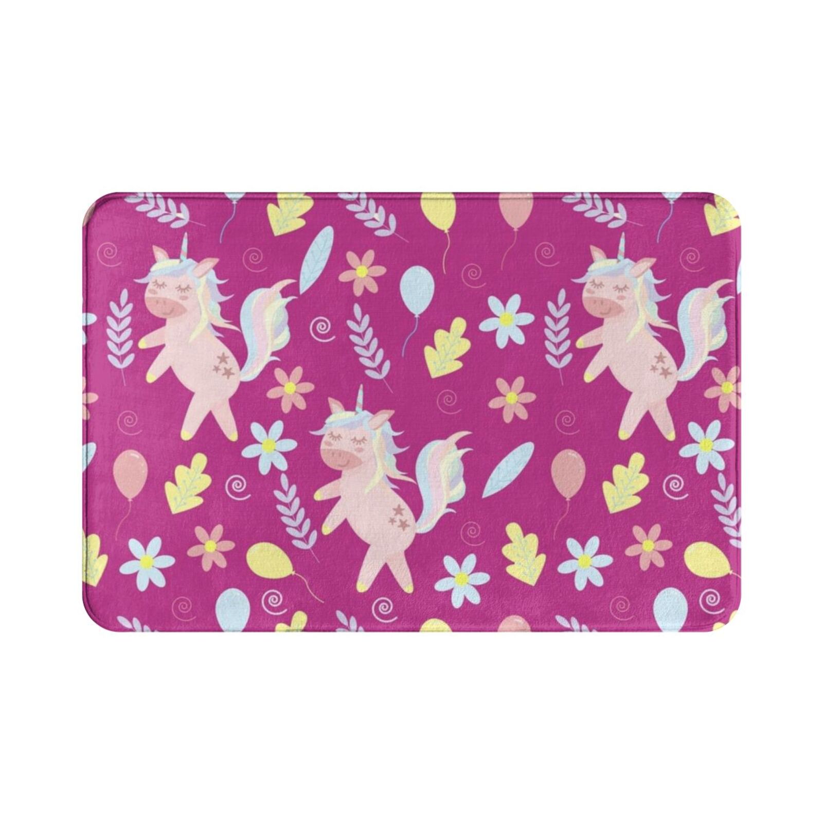 ลายยูนิคอร์นเต้นรำบนพรมสีชมพูส - Kids Outdoor Floor Cushions บทวิจารณ์และราคา