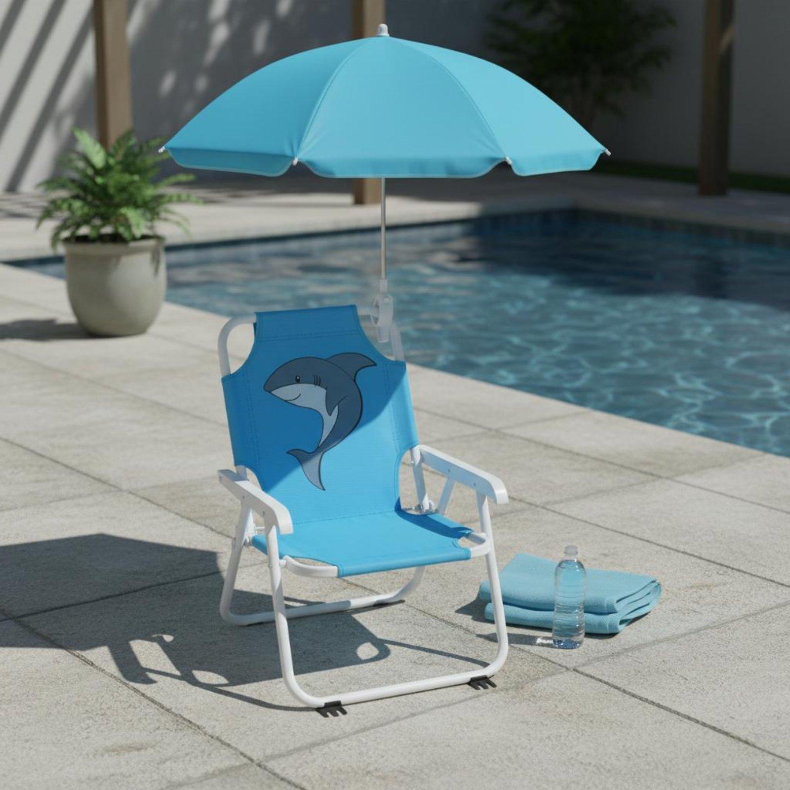 เก้าอี้ชายหาดสำหรับเด็กกลางแจ้ - Kids Outdoor Umbrella Chair บทวิจารณ์และราคา
