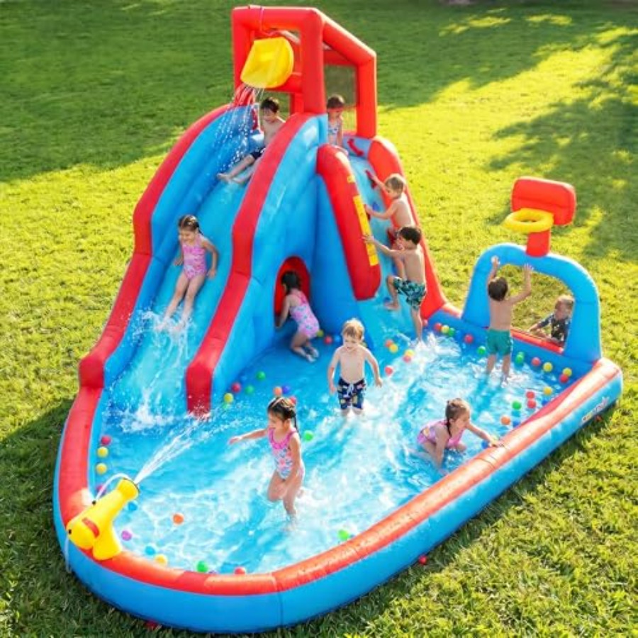 สไลเดอร์น้ำเป่าลมกลางแจ้งสำหรั - Kids Outdoor Climbing บทวิจารณ์และราคา