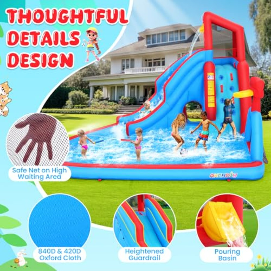 สไลเดอร์น้ำเป่าลมกลางแจ้งสำหรั - Kids Outdoor Climbing บทวิจารณ์และราคา
