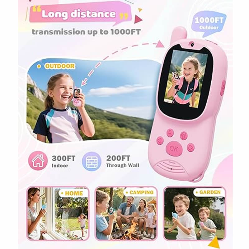 วิทยุสื่อสารแบบ 2 ชิ้น พร้อมจอ - Kids Outdoor Videos บทวิจารณ์และราคา