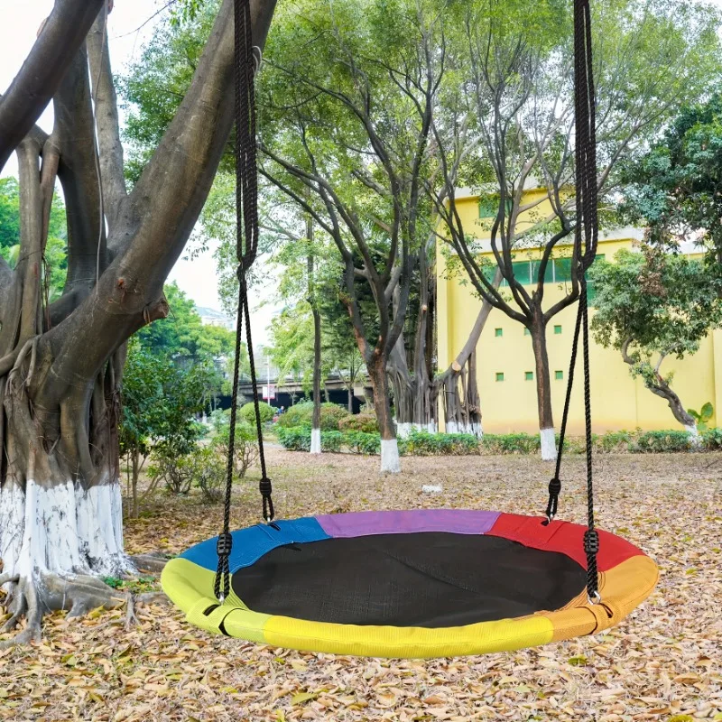เปลญวนเด็กแบบวงกลมผ้าใบอ๊อกซ์ฟ - Kids Outdoor Hammock บทวิจารณ์และราคา
