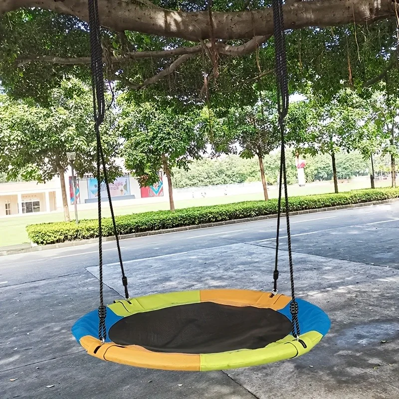 เปลญวนเด็กแบบวงกลมผ้าใบอ๊อกซ์ฟ - Kids Outdoor Hammock บทวิจารณ์และราคา