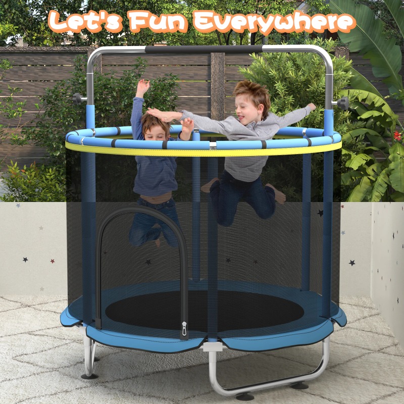 แทรมโพลีนเด็กเล็ก 5 ฟุต 8-in-1 - Kids Outdoor Hammock บทวิจารณ์และราคา