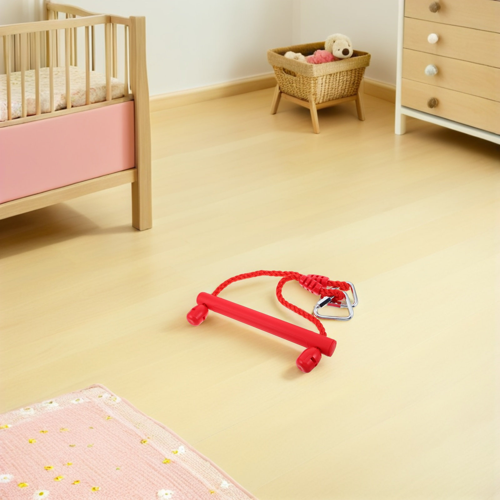 ราวปีนป่ายสีแดงสำหรับเด็ก อุปก - Kids Outdoor Climbing บทวิจารณ์และราคา