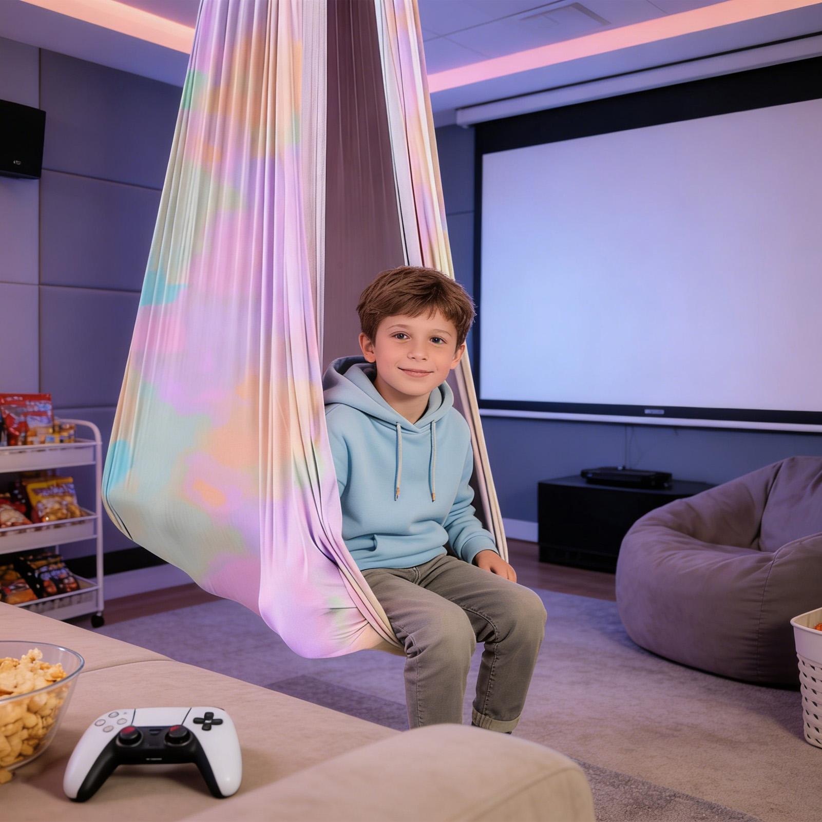 เก้าอี้โยคะแบบแกว่งสำหรับเด็ก  - Kids Outdoor Hammock บทวิจารณ์และราคา