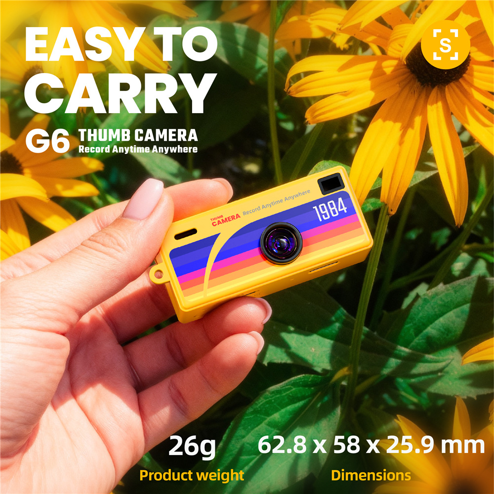 กล้องถ่ายรูปขนาดเล็ก G6 Mini ก - Kids Outdoor Videos บทวิจารณ์และราคา