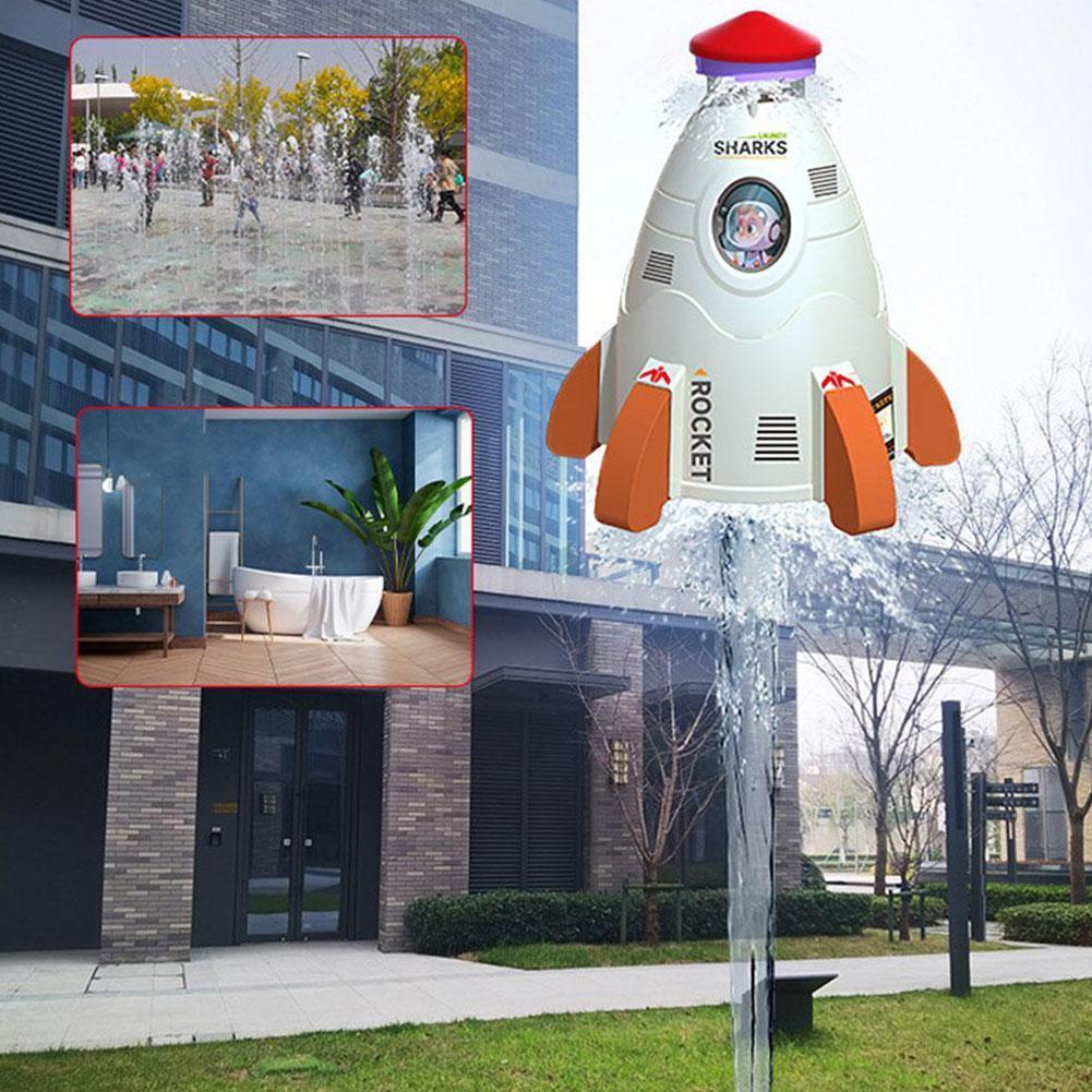 Rocket Launcher ของเล่น Rocket - Kids Outdoor Water Sprinkler บทวิจารณ์และราคา