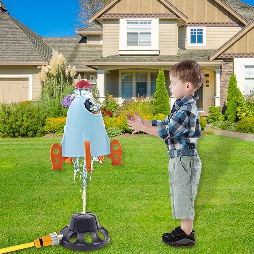 Rocket Launcher ของเล่น Rocket - Kids Outdoor Water Sprinkler บทวิจารณ์และราคา