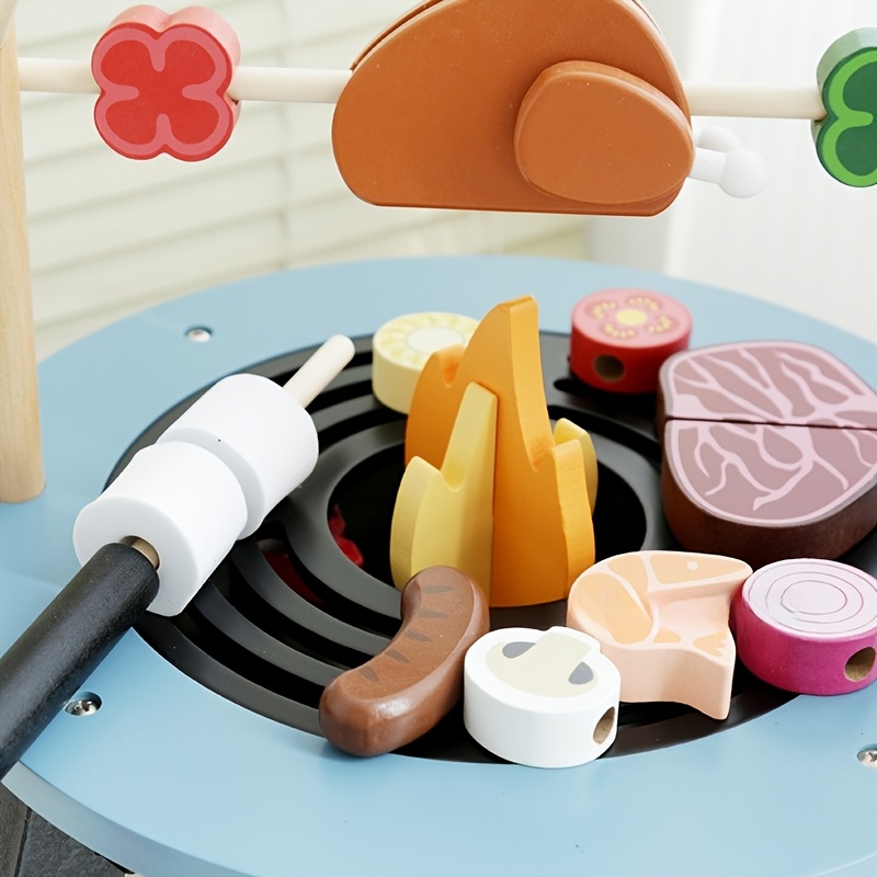 ชุดของเล่นบาร์บีคิวไม้สำหรับเด - Kids Outdoor Grill Set บทวิจารณ์และราคา