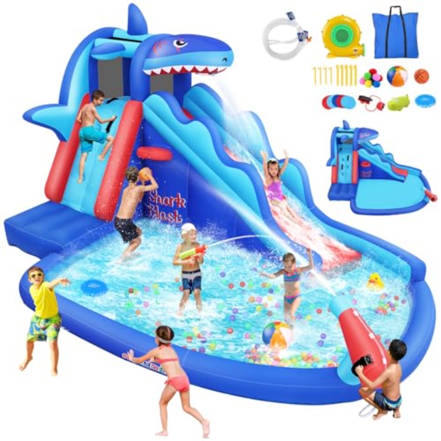 สไลเดอร์น้ำเป่าลมสำหรับเด็กอาย - Kids Outdoor Climbing บทวิจารณ์และราคา