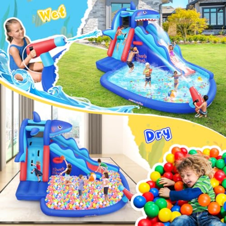 สไลเดอร์น้ำเป่าลมสำหรับเด็กอาย - Kids Outdoor Climbing บทวิจารณ์และราคา