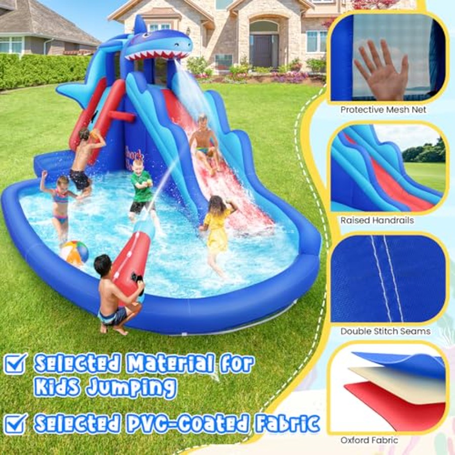 สไลเดอร์น้ำเป่าลมสำหรับเด็กอาย - Kids Outdoor Climbing บทวิจารณ์และราคา