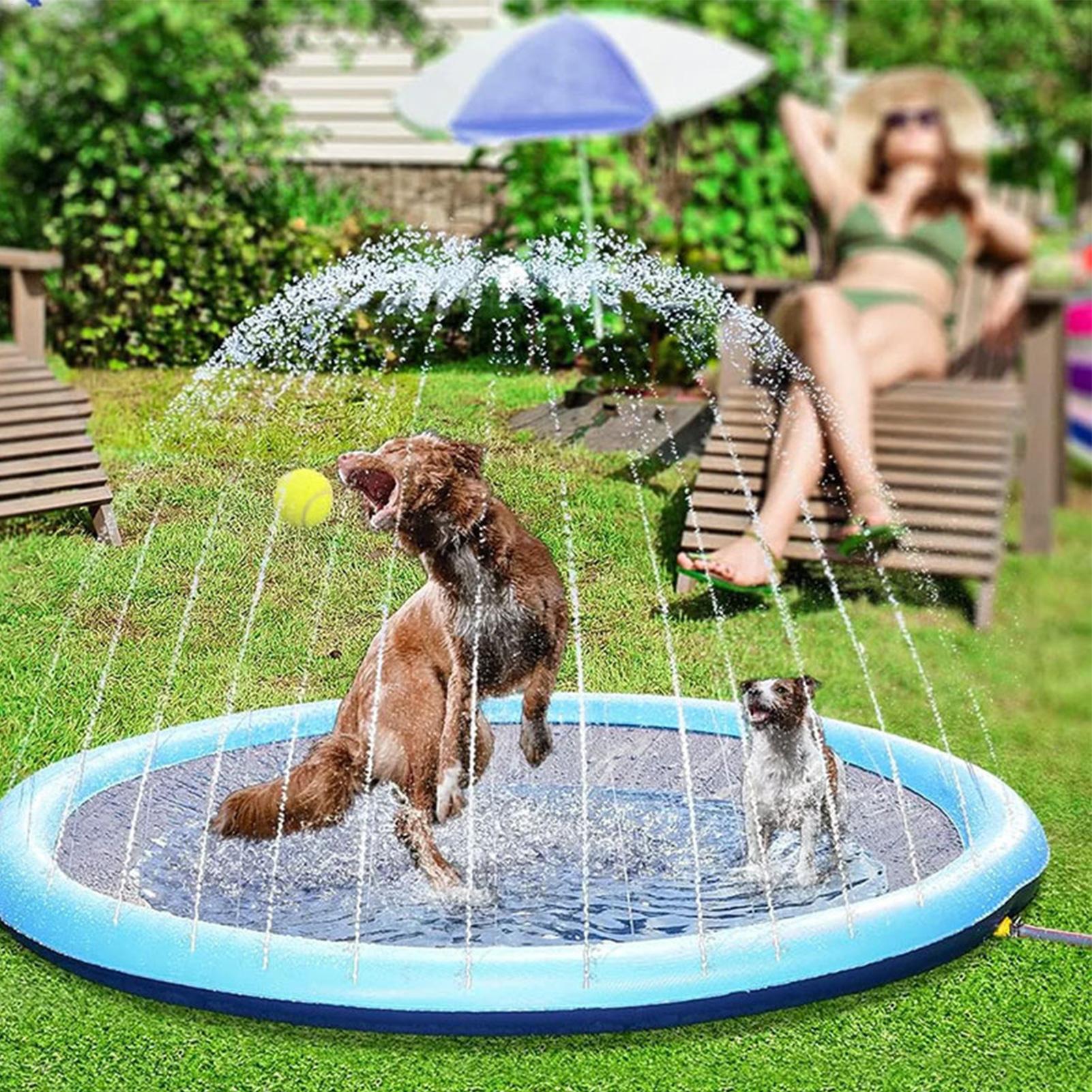 แผ่นรองเล่นน้ำสำหรับเด็กกลางแจ - Kids Outdoor Water Sprinkler บทวิจารณ์และราคา