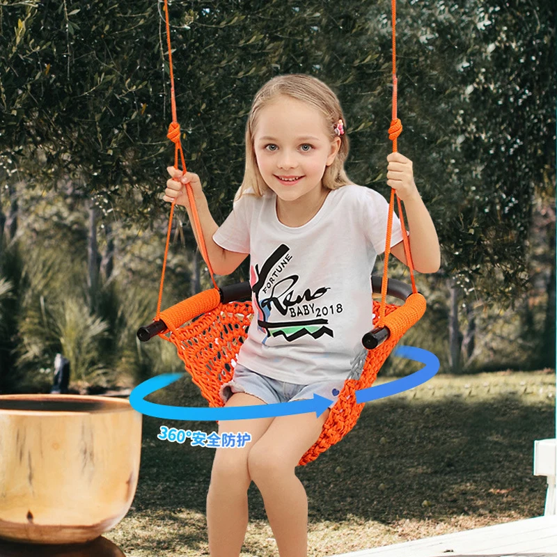 เปลญวนเด็ก ชิงช้าถักมือ ของเล่ - Kids Outdoor Hammock บทวิจารณ์และราคา