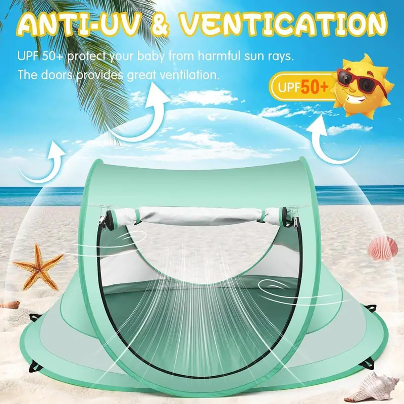 เต็นท์ชายหาดสำหรับเด็กเล็ก เต็ - Kids Outdoor Dome บทวิจารณ์และราคา