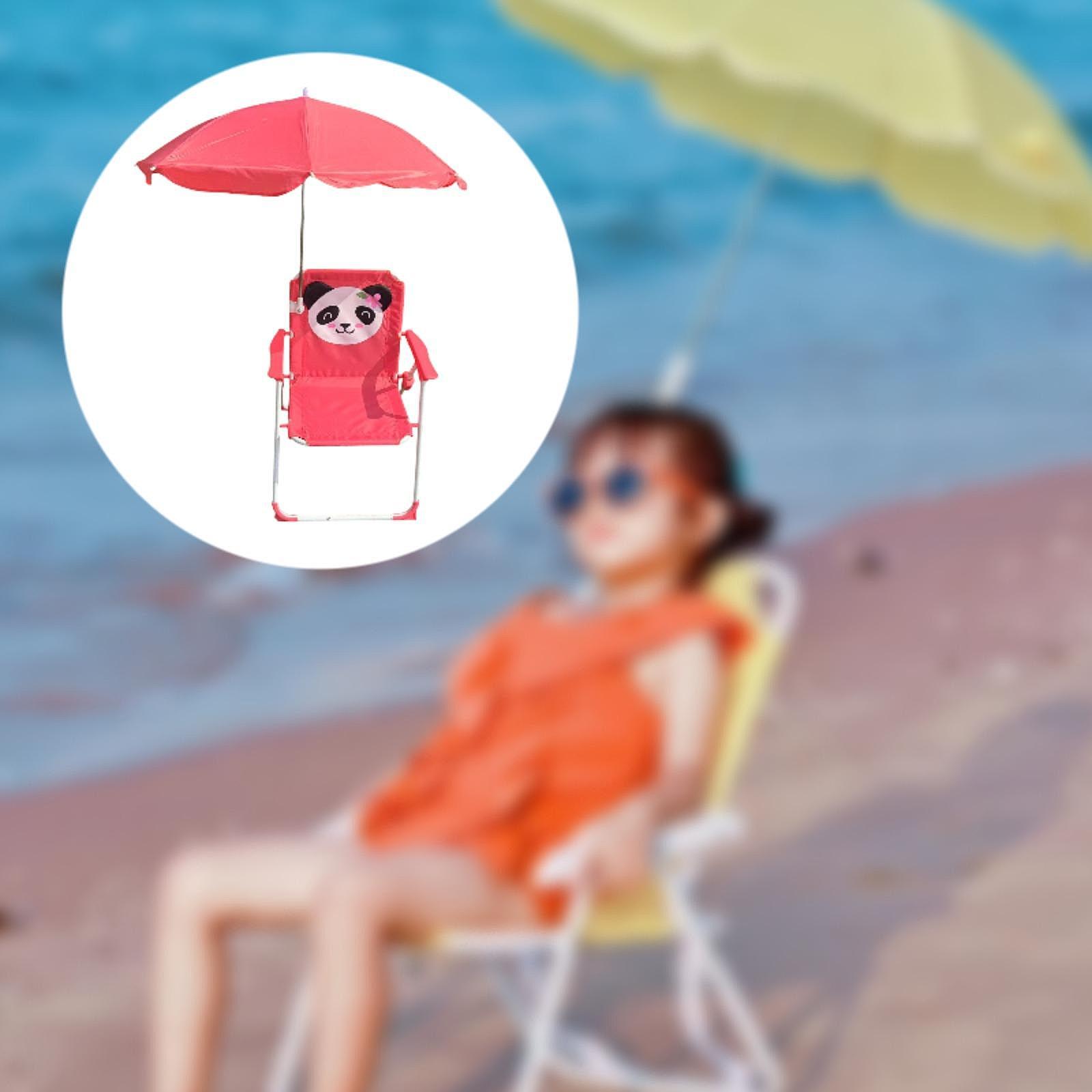 เก้าอี้ชายหาดสำหรับเด็ก เต็นท์ - Kids Outdoor Umbrella Chair บทวิจารณ์และราคา