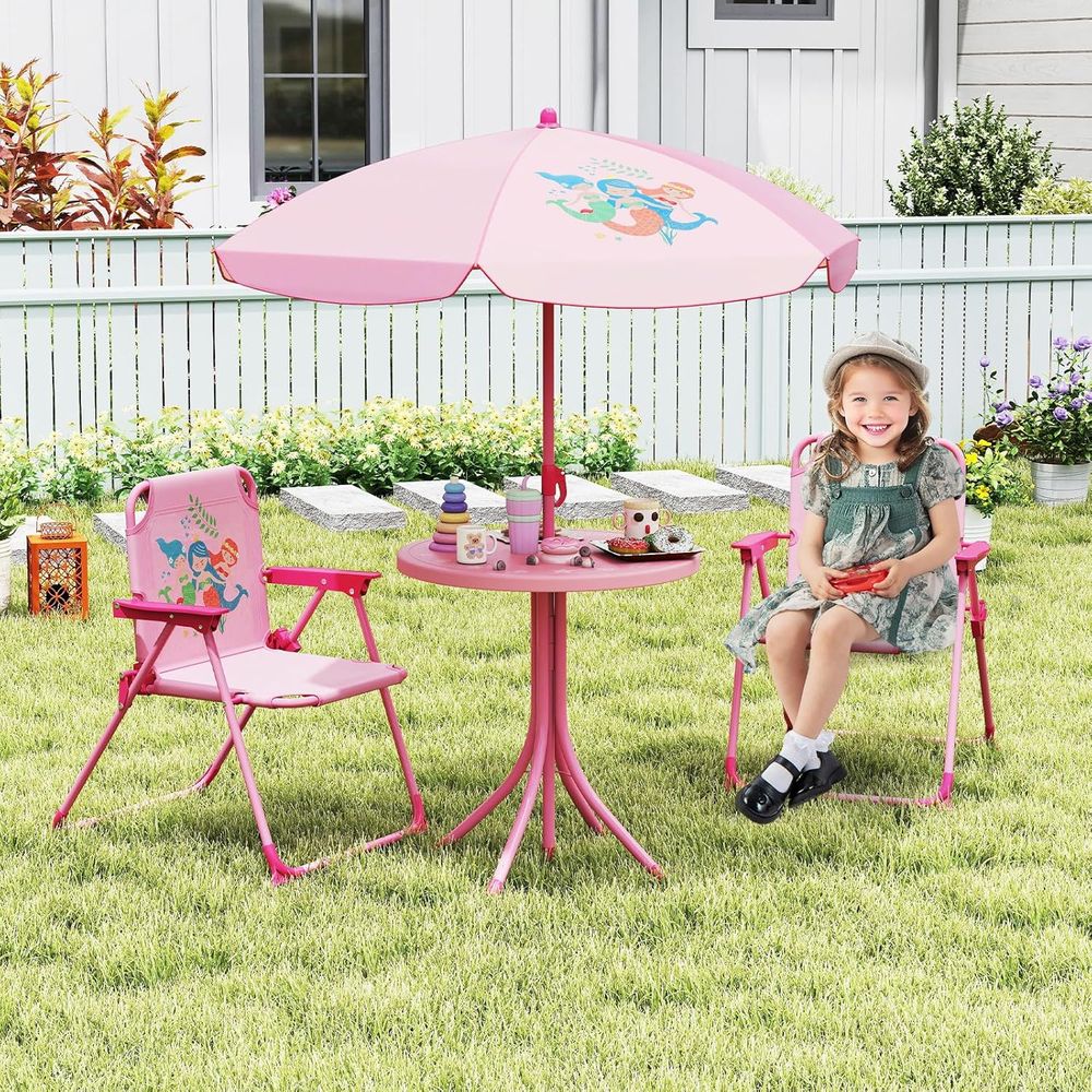 โต๊ะปิกนิกสำหรับเด็ก, โต๊ะกลาง - Kids Outdoor Umbrella Chair บทวิจารณ์และราคา