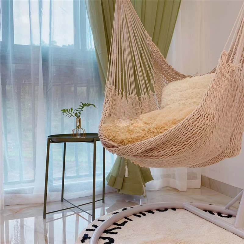 สไตล์นอร์ดิกสีขาว Hammock Swin - Kids Outdoor Hammock บทวิจารณ์และราคา