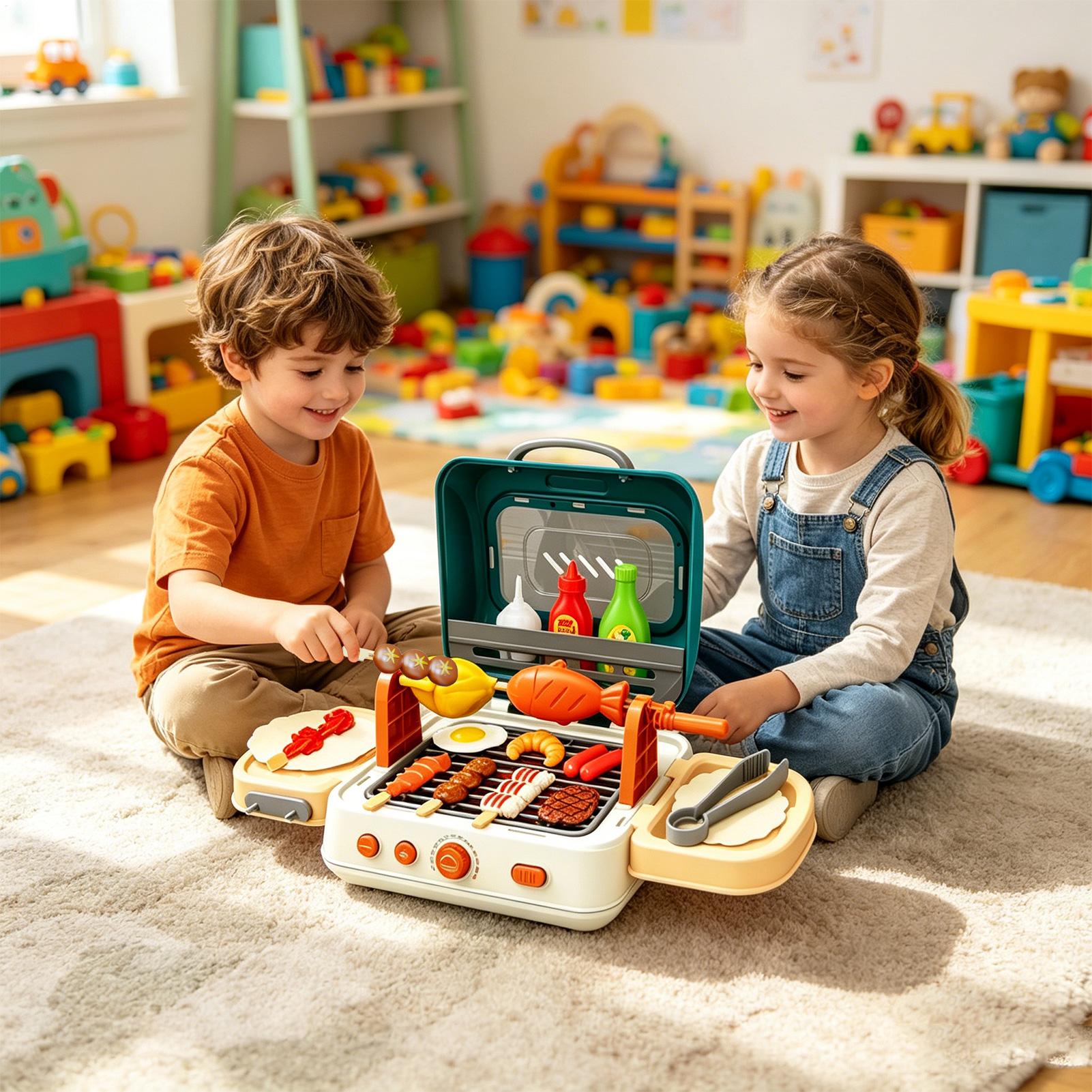 ชุดของเล่นย่างกลางแจ้งสำหรับเด - Kids Outdoor Grill Set บทวิจารณ์และราคา