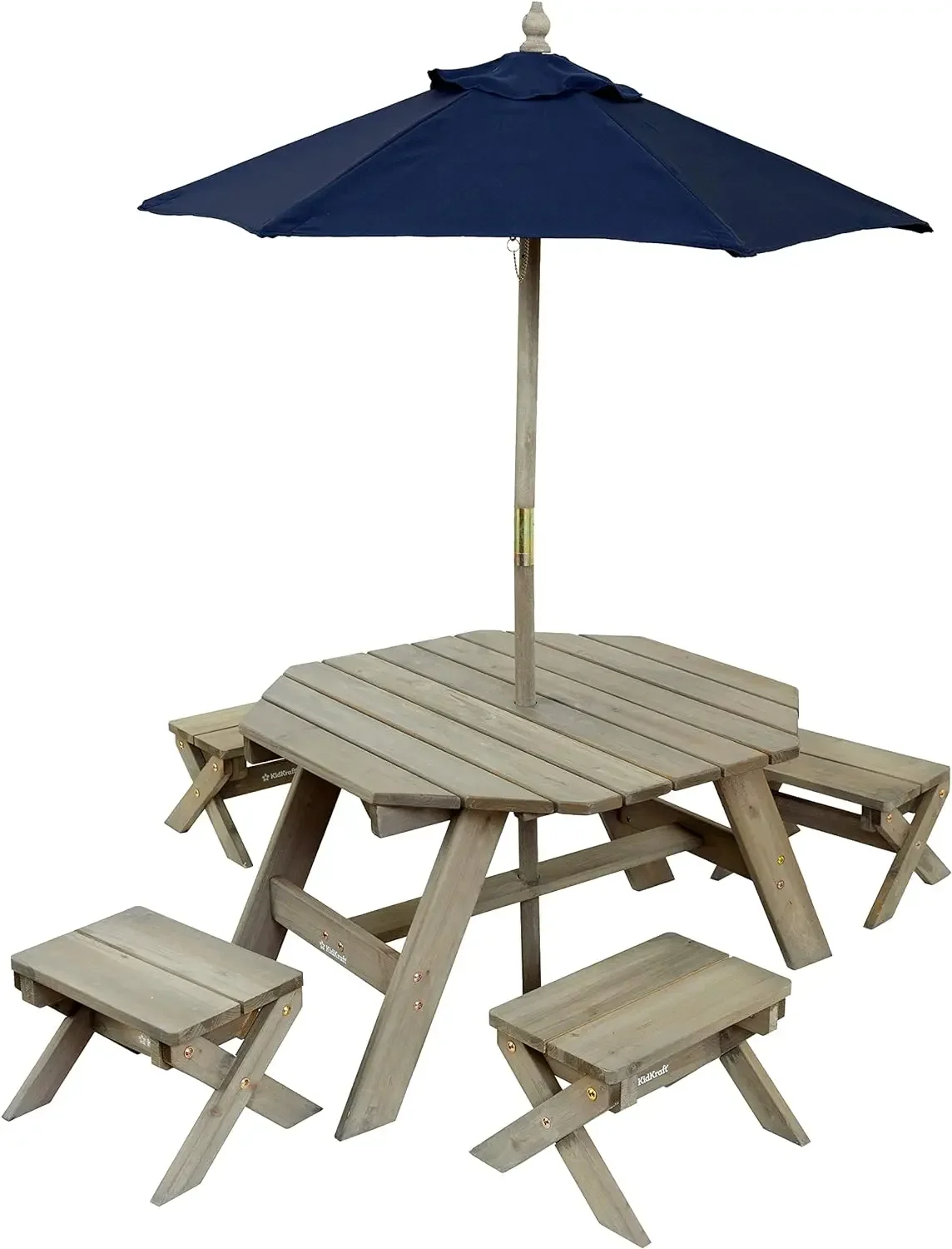 ชุดร่มสตูลโต๊ะแปดเหลี่ยมเฟอร์น - Kids Outdoor Table With Umbrella บทวิจารณ์และราคา