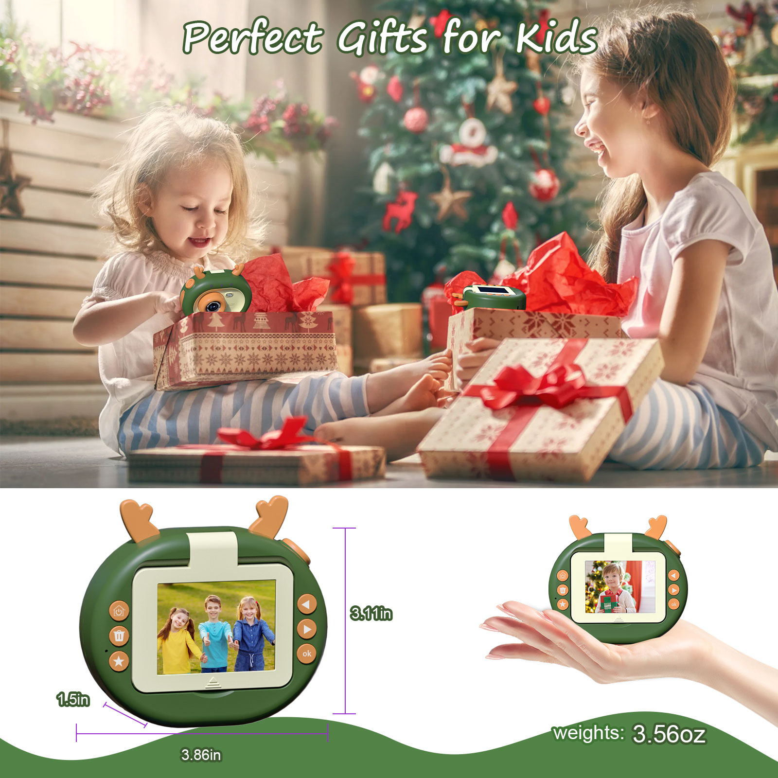 กล้องดิจิตอลของเล่นสำหรับเด็ก  - Kids Outdoor Videos บทวิจารณ์และราคา