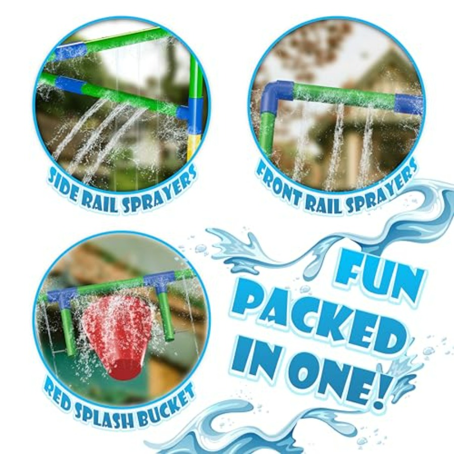 อุโมงค์สปริงเกอร์สวนน้ำกลางแจ้ - Kids Outdoor Water Sprinkler บทวิจารณ์และราคา