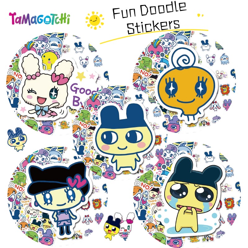 สติกเกอร์ตกแต่งลายกราฟฟิตี้สีส - Bandai Model Tamagotchi บทวิจารณ์และราคา