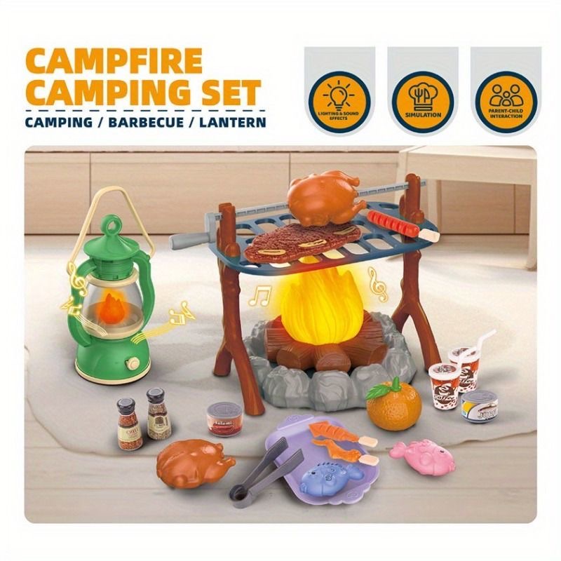 ชุดของเล่นแคมป์ปิ้งสำหรับเด็กพ - Kids Outdoor Grill Set บทวิจารณ์และราคา