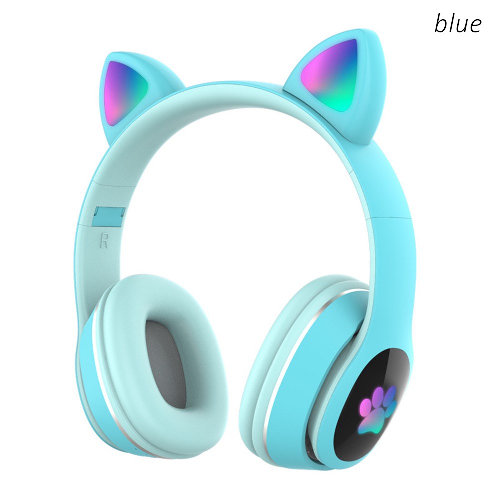หูฟังไร้สายบลูทูธลายแมวน่ารัก  - Kids Outdoor Videos บทวิจารณ์และราคา