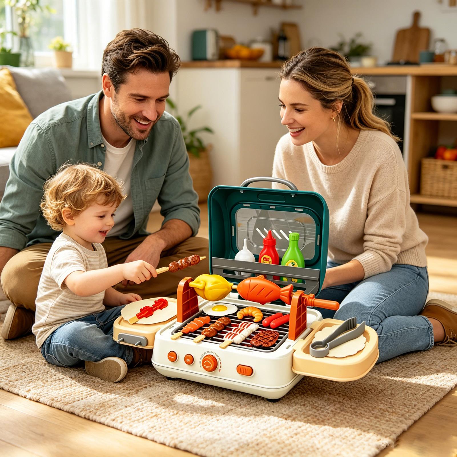 ชุดของเล่นปิ้งย่างกลางแจ้งสำหร - Kids Outdoor Grill Set บทวิจารณ์และราคา