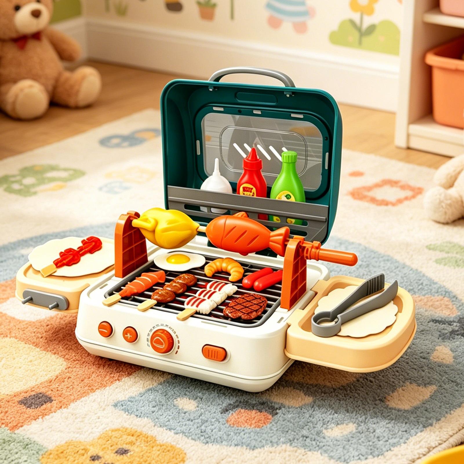 ชุดของเล่นปิ้งย่างกลางแจ้งสำหร - Kids Outdoor Grill Set บทวิจารณ์และราคา