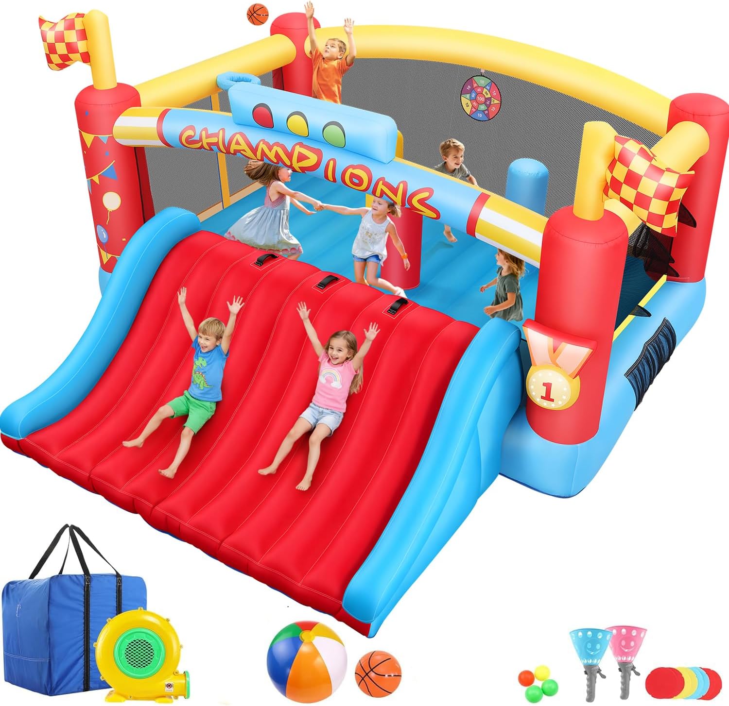 บ้านลมขนาดใหญ่สำหรับเด็กโต, บ้ - Outdoor Games For Kids บทวิจารณ์และราคา