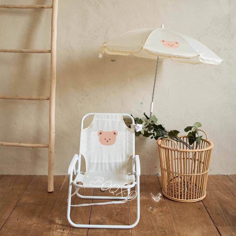 เก้าอี้เลานจ์เด็กลายตุ๊กตาหมีร - Kids Outdoor Umbrella Chair บทวิจารณ์และราคา