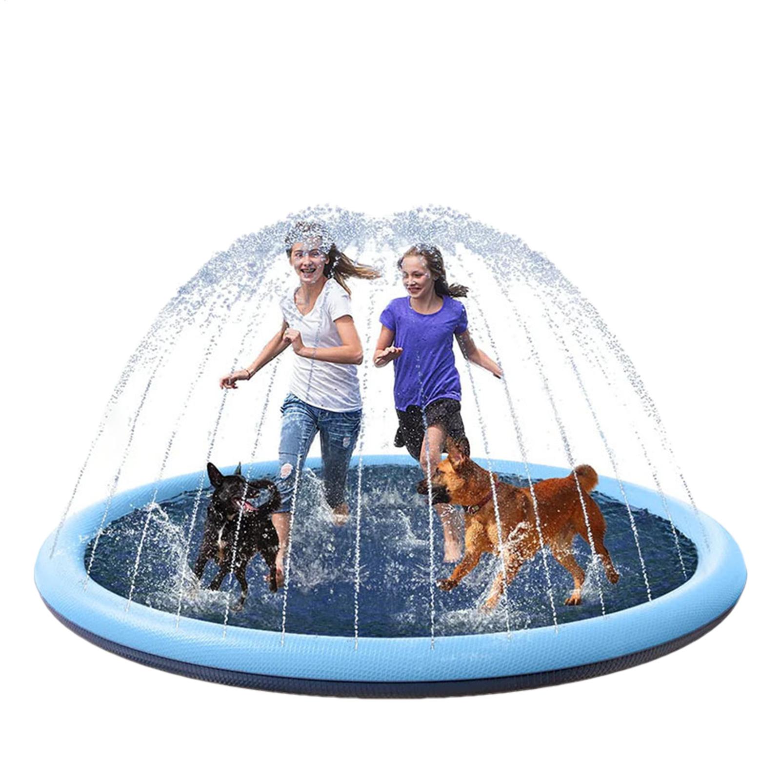 แผ่นรองเล่นน้ำสำหรับเด็กพร้อมห - Kids Outdoor Water Sprinkler บทวิจารณ์และราคา