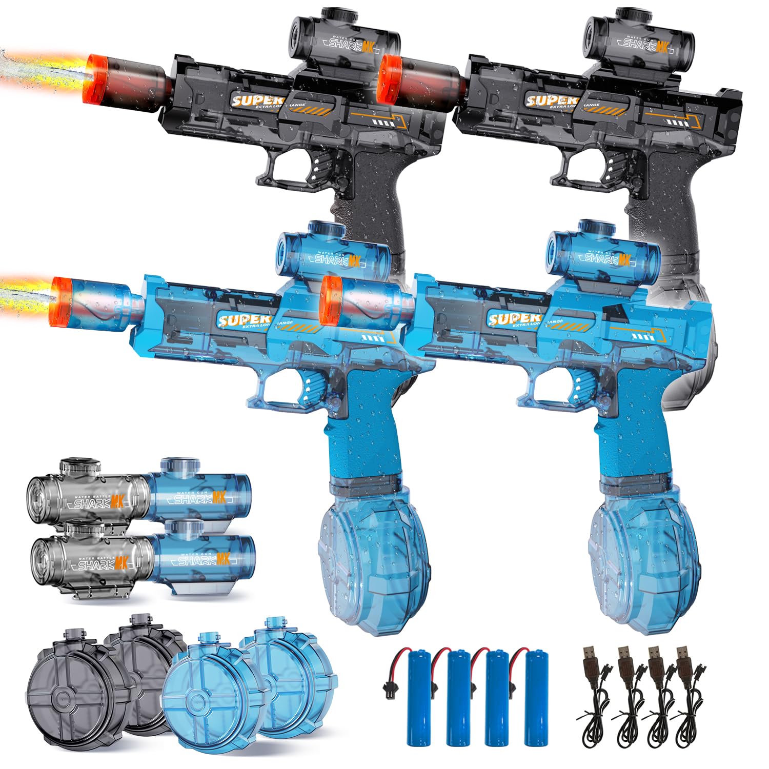 ปืนฉีดน้ำไฟฟ้าสำหรับเด็กและผู้ - Water Gun Soaker บทวิจารณ์และราคา