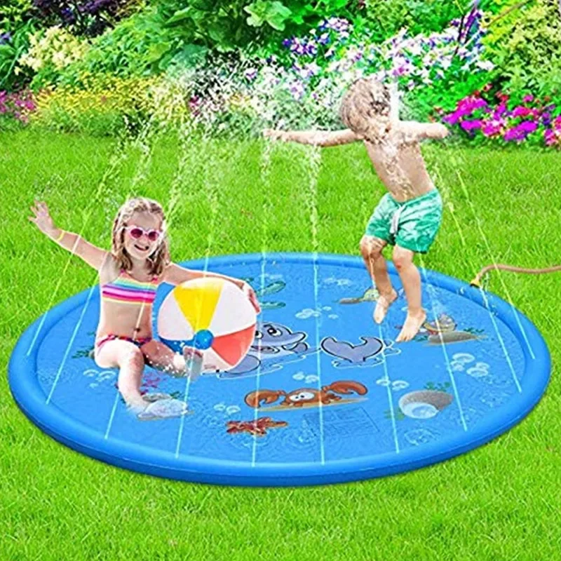 สระน้ำเป่าลมสำหรับเด็ก 100/170 - Kids Outdoor Water Sprinkler บทวิจารณ์และราคา