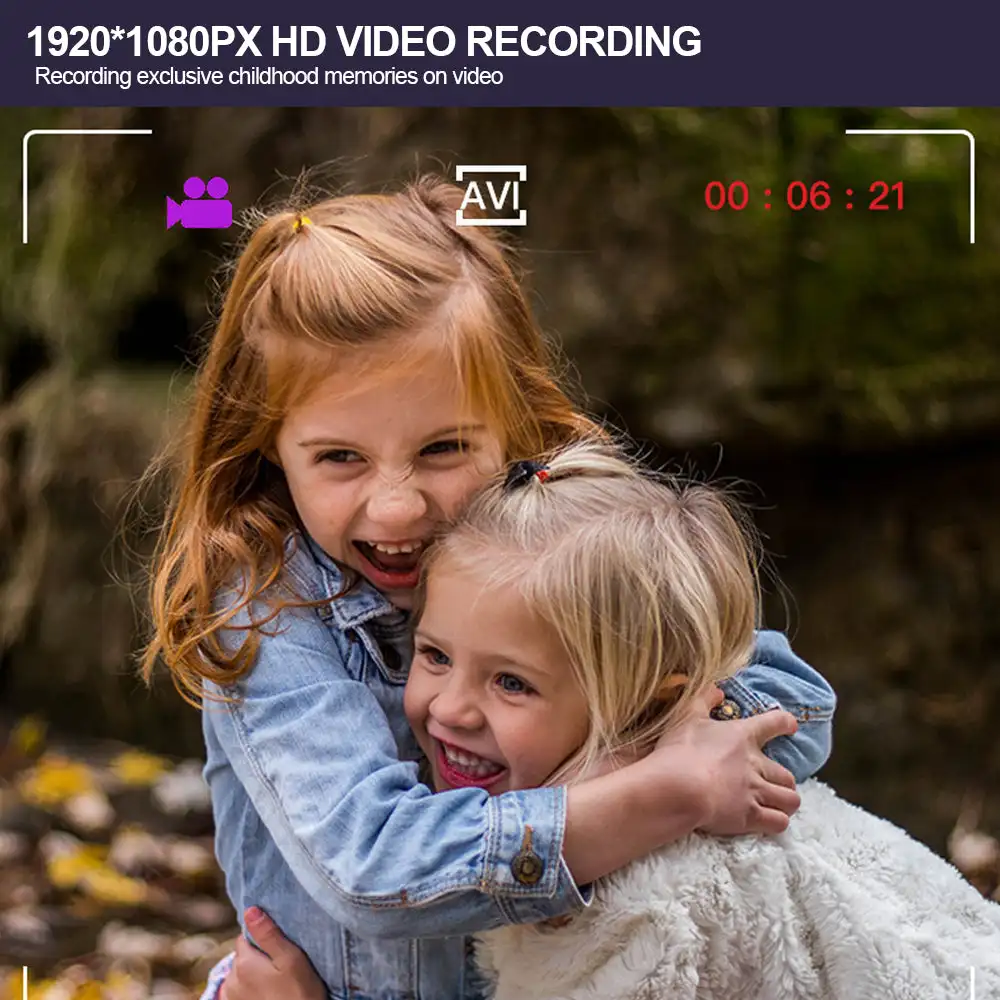 1080P HD กล้องวิดีโอเดี่ยวกล้อ - Kids Outdoor Videos บทวิจารณ์และราคา