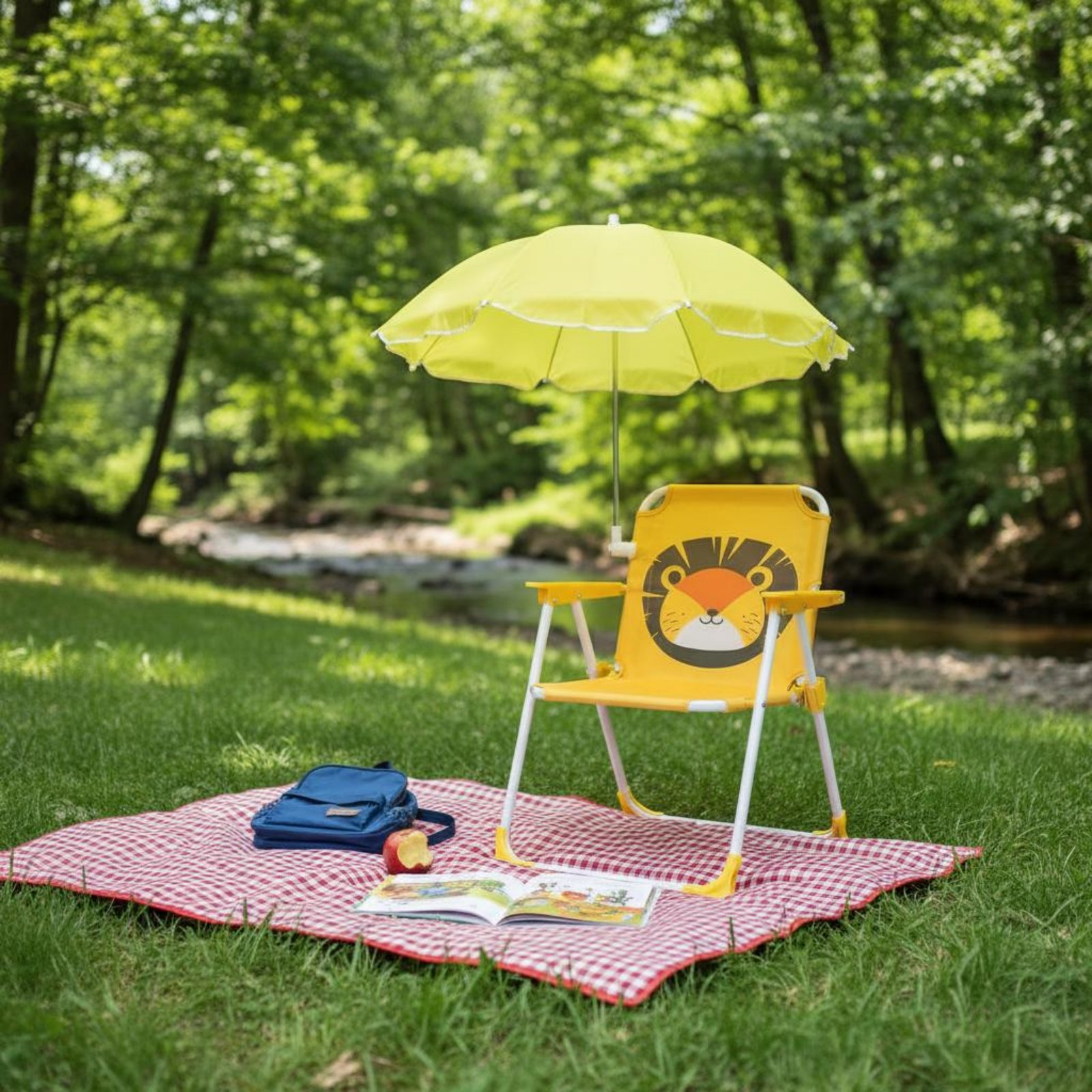 เก้าอี้พกพาสำหรับเด็กพร้อมร่มก - Kids Outdoor Umbrella Chair บทวิจารณ์และราคา