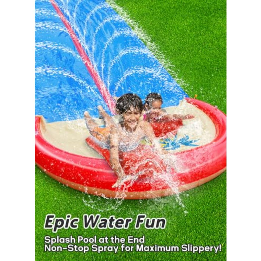สไลเดอร์น้ำกลางแจ้งสำหรับเด็กแ - Kids Outdoor Water Sprinkler บทวิจารณ์และราคา