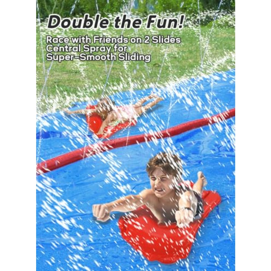 สไลเดอร์น้ำกลางแจ้งสำหรับเด็กแ - Kids Outdoor Water Sprinkler บทวิจารณ์และราคา