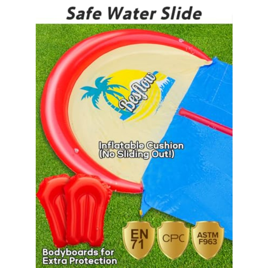สไลเดอร์น้ำกลางแจ้งสำหรับเด็กแ - Kids Outdoor Water Sprinkler บทวิจารณ์และราคา