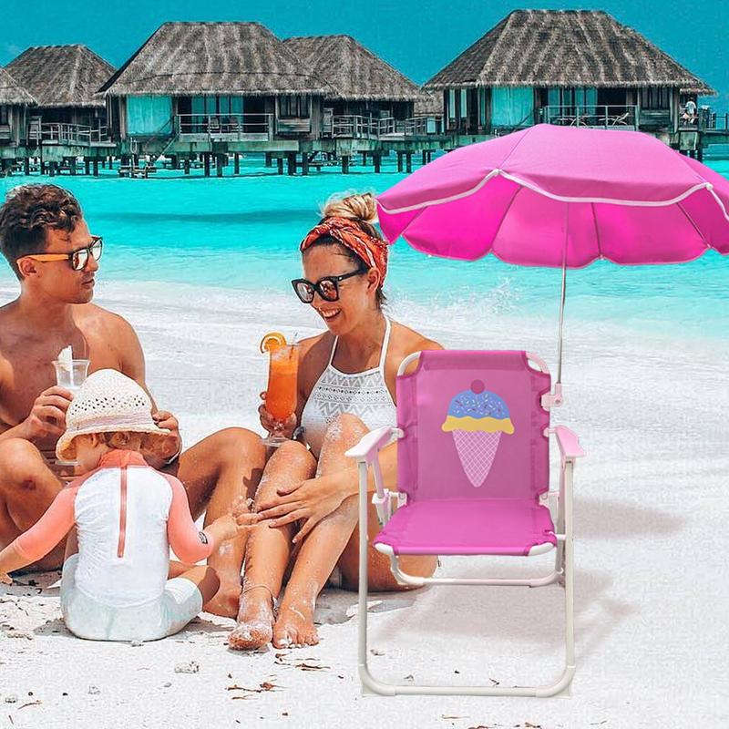 เด็กร่มเก้าอี้เก้าอี้ทรายชายหา - Kids Outdoor Umbrella Chair บทวิจารณ์และราคา